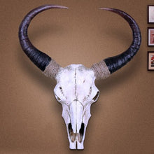 Load image into Gallery viewer, Vintage Cow Head Skull - Wall Mount Ornament - ManKave Gifts & Accessories
