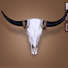 Load image into Gallery viewer, Vintage Cow Head Skull - Wall Mount Ornament - ManKave Gifts & Accessories