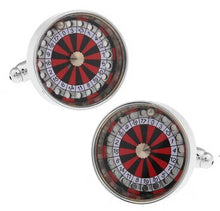 Load image into Gallery viewer, Men&#39;s Cuff Links - Poker &amp; Casino theme. - ManKave Gifts &amp; Accessories
