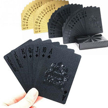 Load image into Gallery viewer, Playing Cards, Golden Poker Collection / Black Diamond Poker Cards - ManKave Gifts &amp; Accessories
