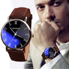 Load image into Gallery viewer, Men's Watch - Luxury Faux Leather Quartz Wrist Watch - ManKave Gifts & Accessories