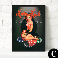 Load image into Gallery viewer, Creative canvas decorative art prints - Poker wall poster - ManKave Gifts &amp; Accessories
