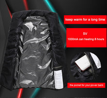 Load image into Gallery viewer, USB Heated Vest - Mens Winter Body Warmer - ManKave Gifts & Accessories