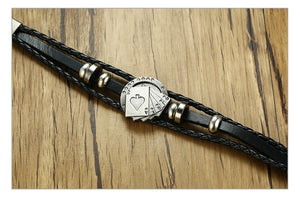 Lucky Vintage Mens Bracelet - Ace of Spades - ManKave Gifts & Accessories