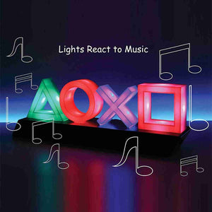 PS Game Icon Light Acrylic Decorative Lamp - Playstation Lamp - ManKave Gifts & Accessories