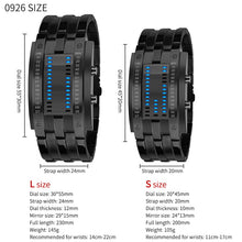 Load image into Gallery viewer, Men's Stainless Steel Modern LED Display Watch - ManKave Gifts & Accessories