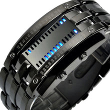 Load image into Gallery viewer, Men's Stainless Steel Modern LED Display Watch - ManKave Gifts & Accessories