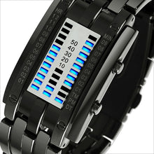 Load image into Gallery viewer, Men's Stainless Steel Modern LED Display Watch - ManKave Gifts & Accessories