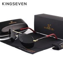 Load image into Gallery viewer, KINGSEVEN Men's Vintage Aluminium Polarised Sunglasses - ManKave Gifts & Accessories