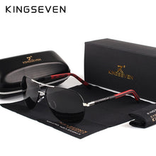 Load image into Gallery viewer, KINGSEVEN Men's Vintage Aluminium Polarised Sunglasses - ManKave Gifts & Accessories