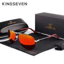 Load image into Gallery viewer, KINGSEVEN Men's Vintage Aluminium Polarised Sunglasses - ManKave Gifts & Accessories
