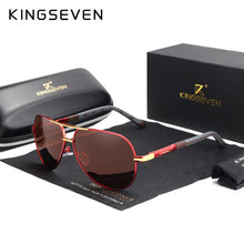 Load image into Gallery viewer, KINGSEVEN Men's Vintage Aluminium Polarised Sunglasses - ManKave Gifts & Accessories