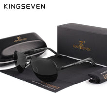 Load image into Gallery viewer, KINGSEVEN Men's Vintage Aluminium Polarised Sunglasses - ManKave Gifts & Accessories