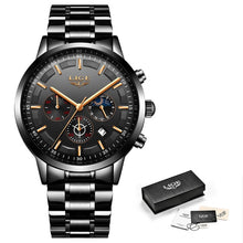 Load image into Gallery viewer, 2020 Mens Watch - LIGE Fashion Sport Quartz Watches - ManKave Gifts & Accessories