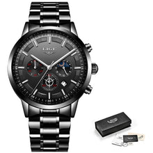 Load image into Gallery viewer, 2020 Mens Watch - LIGE Fashion Sport Quartz Watches - ManKave Gifts &amp; Accessories
