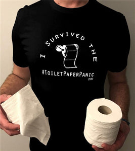Funny T Shirt Poking Fun At The Toilet Paper Panic 2020 - ManKave Gifts & Accessories