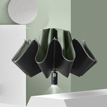 Load image into Gallery viewer, Mens Automatic Umbrella with Torch & Reflectors - ManKave Gifts & Accessories
