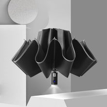 Load image into Gallery viewer, Mens Automatic Umbrella with Torch & Reflectors - ManKave Gifts & Accessories
