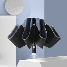 Load image into Gallery viewer, Mens Automatic Umbrella with Torch & Reflectors - ManKave Gifts & Accessories