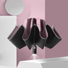 Load image into Gallery viewer, Mens Automatic Umbrella with Torch & Reflectors - ManKave Gifts & Accessories