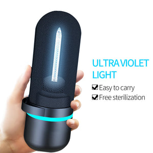 UV+ Ozone Sterilizing Light f or Home Living Room, Dining Room, Bedroom, USB Charging Port, Rechargeable - ManKave Gifts & Accessories