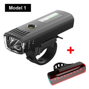 Smart Bicycle Front & Rear Light Set - USB Rechargeable - ManKave Gifts & Accessories