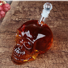 Load image into Gallery viewer, 7Pcs/Set Transparent Skull Bottle + Glasses - 700ml Decanter With 75ml  Glasses - ManKave Gifts &amp; Accessories
