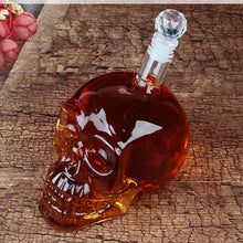 Load image into Gallery viewer, 7Pcs/Set Transparent Skull Bottle + Glasses - 700ml Decanter With 75ml Glasses - ManKave Gifts & Accessories