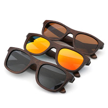 Load image into Gallery viewer, Luxury Sunglasses - Polarised - Vintage Bamboo Wood - ManKave Gifts & Accessories