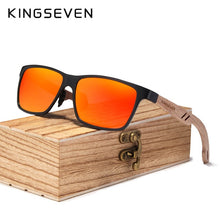 Load image into Gallery viewer, Men's Wood Sunglasses Polarized - UV400 Protection - Man-Kave