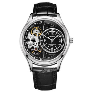 Gentlemen's Watch - Luxury Quartz Watch with Leather Strap - Man-Kave