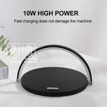 Load image into Gallery viewer, Modern Qi Fast Wireless Charger Table Lamp for Mobile Phones - Man-Kave
