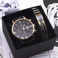 Load image into Gallery viewer, Mens Watch + Bracelet Gift Set - Man-Kave