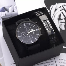 Load image into Gallery viewer, Mens Watch + Bracelet Gift Set - Man-Kave