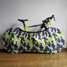 Load image into Gallery viewer, Camouflage Stretch Bicycle Indoor Cover | Cycle Sock - Man-Kave