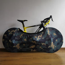 Load image into Gallery viewer, Camouflage Stretch Bicycle Indoor Cover | Cycle Sock - Man-Kave
