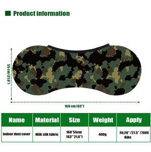 Camouflage Stretch Bicycle Indoor Cover | Cycle Sock - Man-Kave