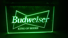 Load image into Gallery viewer, Budweiser LED Bar Sign - Man-Kave
