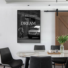 Load image into Gallery viewer, Wall Art - Inspirational Words | DREAM - Man-Kave
