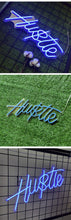 Load image into Gallery viewer, HUSTLE - Custom LED Neon Sign - Man-Kave