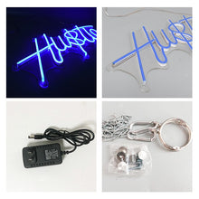 Load image into Gallery viewer, HUSTLE - Custom LED Neon Sign - Man-Kave
