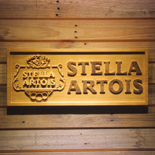 Load image into Gallery viewer, Stella Artois Beer 3D Wooden Signs - Man-Kave