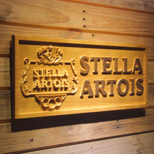 Load image into Gallery viewer, Stella Artois Beer 3D Wooden Signs - Man-Kave