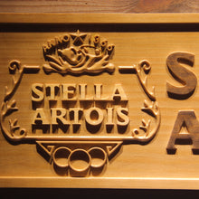 Load image into Gallery viewer, Stella Artois Beer 3D Wooden Signs - Man-Kave