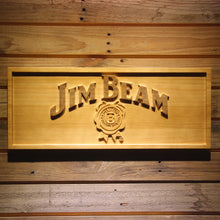 Load image into Gallery viewer, JIM BEAM 3D Wooden Sign - Man-Kave