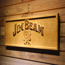 Load image into Gallery viewer, JIM BEAM 3D Wooden Sign - Man-Kave
