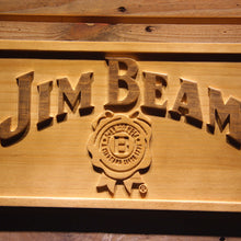 Load image into Gallery viewer, JIM BEAM 3D Wooden Sign - Man-Kave