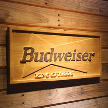 Load image into Gallery viewer, Budweiser King of Beer 3D Wooden Sign - Man-Kave