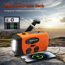 Load image into Gallery viewer, Wind Up Portable Radio | Hand Crank Charger | Emergency  / Survival Kit - Man-Kave
