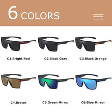 Load image into Gallery viewer, CRIXALIS - Mens Fashion Polarized Sunglasses | Square Oversized Anti Glare Driver Mirror Sun Glasses UV400
